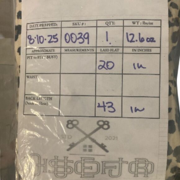 Time And Tru Leopard Print Women's Dress //XL - Picture 9 of 9